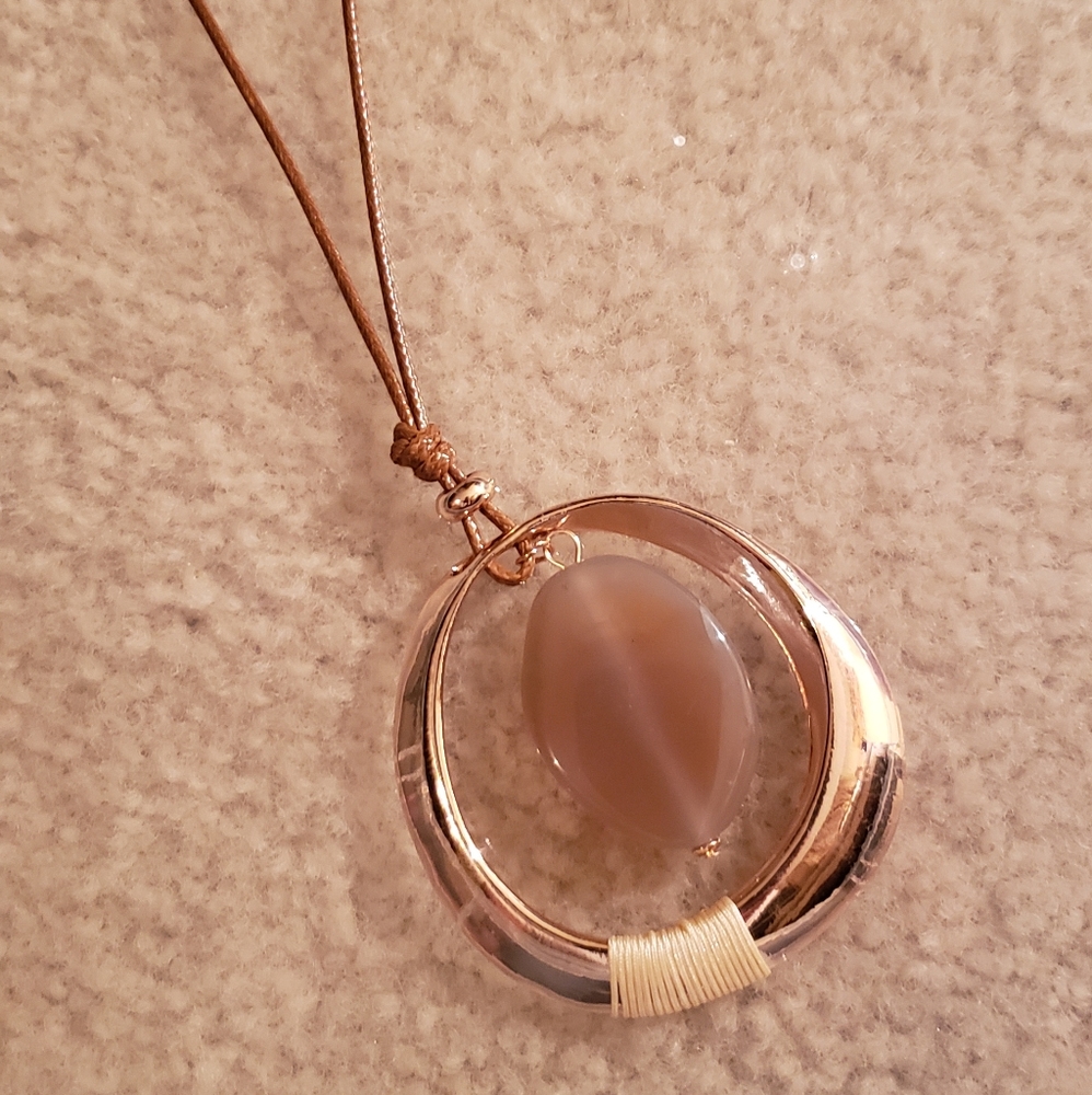 Agate Stone Statement Necklace